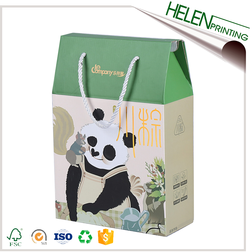 手提(ti)繩瓦(wa)楞盒(he)印刷(shua)